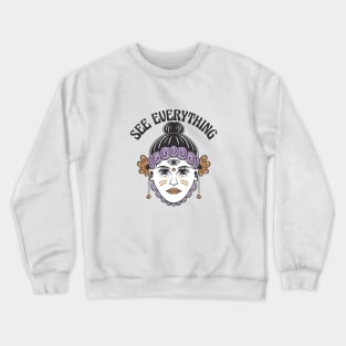 girl see everything Crewneck Sweatshirt